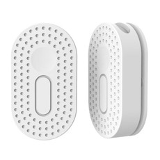For Samsung Galaxy SmartTag2 Locator Pet Loss Prevention Sticker Adhesive Protective Case(White)
