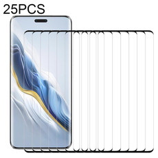 For Honor Magic6 Pro 25pcs 9H HD 3D Curved Edge Tempered Glass Film(Black)