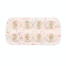 2 PCS Creative Silicone Ice Tray Mold 8 Continuous Mould Home-Made DIY Ice Tray Box, Style: Brick (Candy Color)