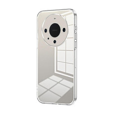 For Huawei Mate 60 Pro / 60 Pro+ Transparent Plating Fine Hole Phone Case(Transparent) For Huawei Mate 60 Pro / 60 Pro+ Transparent Plating Fine Hole Phone Case(Transparent)