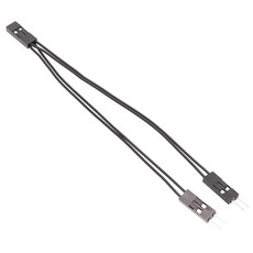 10cm DuPont Terminal Wire DuPont 2.54 Connection Cable 2Pin 1 To 2 Wire One Female To Two Males
