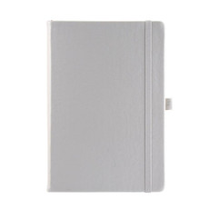A5 Business Office Strap Notebook Students Diary Recording Notes(Silver)