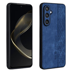 For Samsung Galaxy S24 5G AZNS 3D Embossed Skin Feel Phone Case(Sapphire Blue)