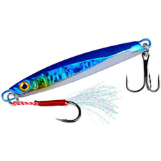 PROBEROS LF128 Long Casting Lure Iron Plate Lead Fish Freshwater Sea Fishing Warp Bass Metal Sequins Baits, Size: 7g(Color C)