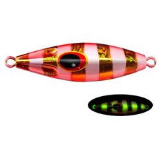 PROBEROS LF124 Deep Sea Iron Plate Lead Fish Fishing Lure Slow Sinking Rocking Luminous Boat Fishing Bait, Size: 120g(Color C)