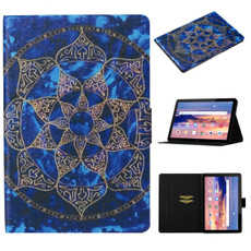 For Huawei MediaPad T3 10 Coloured Drawing Pattern Horizontal Flip Leather Case with Holder & Card Slot & Sleep / Wake-up Function(Blue Mandala) For Huawei MediaPad T3 10 Coloured Drawing Pattern Horizontal Flip Leather Case with Holder & Card Slot & Sleep / Wake-up Function(Blue Mandala)