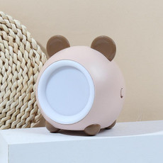 XY010 2 PCS Cute Pet Night Light LED Touch Dimming Dormitory Bedside Light(Brown Bear)