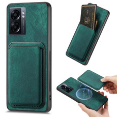 For OPPO A57 5G Retro Leather Card Bag Magnetic Phone Case(Green) For OPPO A57 5G Retro Leather Card Bag Magnetic Phone Case(Green)