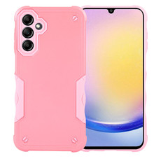 For Samsung Galaxy A25 5G Non-slip Shockproof Armor Phone Case(Pink)