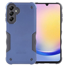 For Samsung Galaxy A25 5G Non-slip Shockproof Armor Phone Case(Blue)