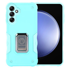 For Samsung Galaxy S23 FE 5G Non-slip Shockproof Armor Phone Case with Ring Holder(Mint Green)