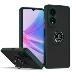 For OPPO A78 5G Q Shadow 1 Series TPU + PC Phone Case with Ring(Dark Green) For OPPO A78 5G Q Shadow 1 Series TPU + PC Phone Case with Ring(Dark Green)