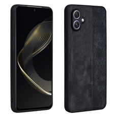 For Samsung Galaxy A05 AZNS 3D Embossed Skin Feel Phone Case(Black)