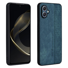 For Samsung Galaxy A05 AZNS 3D Embossed Skin Feel Phone Case(Dark Green)