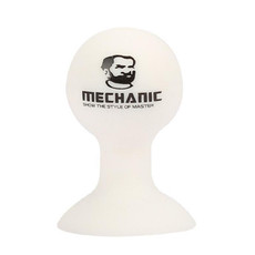 MECHANIC Octopus Ball Small Suction Cup Holder Mini Lazy Soft Silicone Cell Phone Holder(White)