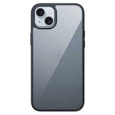 For iPhone 15 Plus Armor PC Hybrid TPU Phone Case(Transparent)