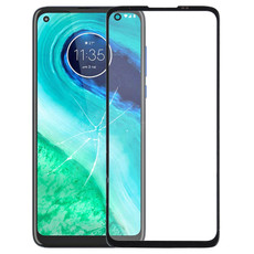 Front Screen Outer Glass Lens for Motorola Moto G8 XT2045-1 (Black) Front Screen Outer Glass Lens for Motorola Moto G8 XT2045-1 (Black)