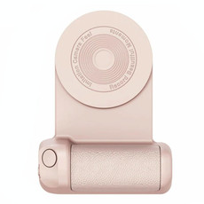 Camera Shape Bluetooth Magnetic Rotating Photo Handle Desktop Stand, Color: Pink Upgraded Model