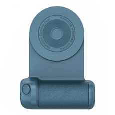 Camera Shape Bluetooth Magnetic Rotating Photo Handle Desktop Stand, Color: Dark Blue Basic Model