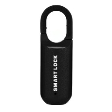 Smart USB Charging Bag Fingerprint Padlock Furniture Backpack Lock(Black)