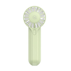 USAMS ZB288 Portable Type-C Rechargeable High Speed Handheld Mini Fan(Green)