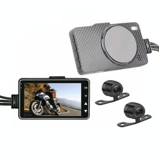 3 inch Motorcycle High-definition Dual-lens Driving Recorder