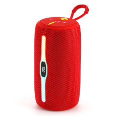 T&G TG675 Music Pulse Wireless Bluetooth Speaker with LED Light(Red)