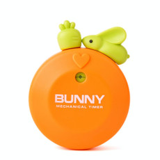 Rabbit 60 Minutes Mechanical Kitchen Cooking Count Down Alarm Timer Home Decorating Gadget, Random Color Delivery