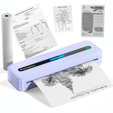 Phomemo M832 300dpi Wireless Thermal Portable Printer, Size: A4 Version(Purple)