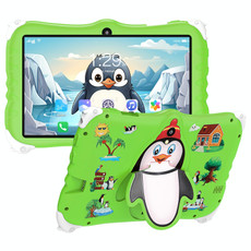 Penguin 7 inch WiFi Kids Tablet PC, 2GB+16GB, Android 7.1 MT6735 Octa Core CPU(Green)