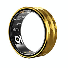 R12M SIZE 18 Smart Ring, Support Health Monitoring / Multiple Exercise Modes(Gold)