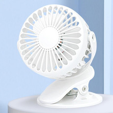 Desktop Portable USB Mini Clip Fan (White)