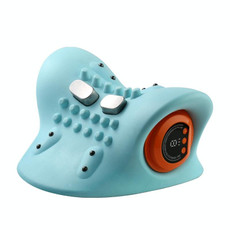 JJ-001 EMS Hot Compress Pulse Multifunctional Shoulder and Neck Massager(Blue)