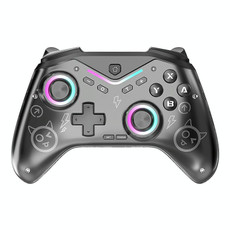 CM-619  Bluetooth Game Controller Programmable with RGB Lights for Switch / Steam Deck / PC / IOS / Android(Black)