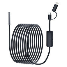 AN112 2 in 1 USB-C / Type-C + 8 Pin Interface 5.5mm HD Industry Endoscope, Length:3.5m Soft Tube