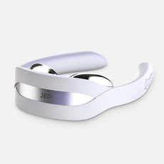 JKP LG-A3 Cervical Vertebra Massager Mini Folding  Meridian Neck Protection Physiotherapy, Size: 159x129x61.5 mm(White)