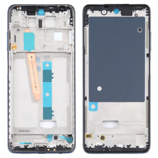 Front Housing LCD Frame Bezel Plate for Xiaomi Poco X3 / Poco X3 NFC M2007J20CG / M2007J20CT(Black)