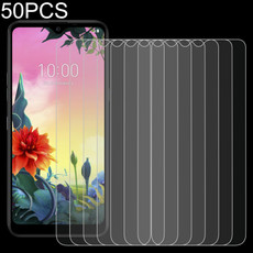 For LG K50S 50 PCS 0.26mm 9H 2.5D Tempered Glass Film