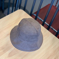 Leisure Corduroy Fisherman Hat Fall and Winter Foldable Art Sunhat, Size: M (56-58cm)(Brown)