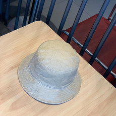 Leisure Corduroy Fisherman Hat Fall and Winter Foldable Art Sunhat, Size: M (56-58cm)(Beige)