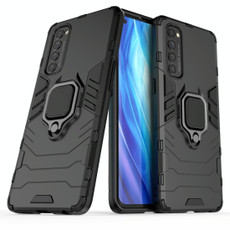 For OPPO Reno4 Pro Shockproof PC + TPU Protective Case with Magnetic Ring Holder(Black) For OPPO Reno4 Pro Shockproof PC + TPU Protective Case with Magnetic Ring Holder(Black)
