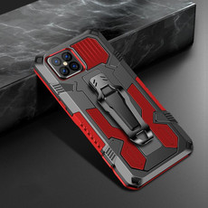 For iPhone 12 Pro Max Machine Armor Warrior Shockproof PC + TPU Protective Case(Red)