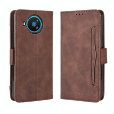 For Nokia 8.3 5G Wallet Style Skin Feel Calf Pattern Leather Case with Separate Card Slot(Brown)