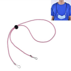 10 PCS Mask Anti-lost Adjustable Lanyard and Ear Hook(Pink)
