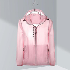 Ladys Outdoor UV Proof Breathable Lightweight UPF 70+ Couples Sun Proof Clothes (Color:Pink Size:S)