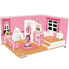 4 PCS 3D Puzzle Toy DIY Intellectual Development Jigsaw Puzzle(1891-A)