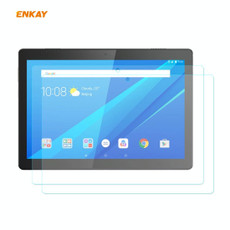 For Lenovo Smart Tab M10 10.1 2 PCS ENKAY Hat-Prince 0.33mm 9H Surface Hardness 2.5D Explosion-proof Tempered Glass Screen Protector