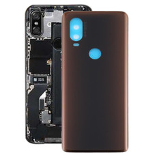 Battery Back Cover for Motorola Moto One Vision(Brown)