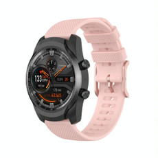 For Polar Grit X / Vantage M 22mm Dot Texture Watch Band(Light Pink)