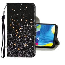 For Samsung Galaxy M11 Colored Drawing Pattern Horizontal Flip Leather Case with Holder & Card Slots & Wallet(Starry Sky)